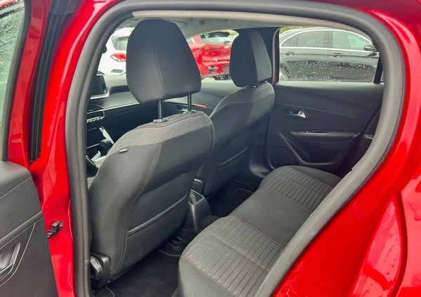 Peugeot 208 cena 48900 przebieg: 45090, rok produkcji 2020 z Świerzawa małe 172